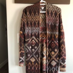 🧶 Multi-Coloured Long Cardigan 🧶
